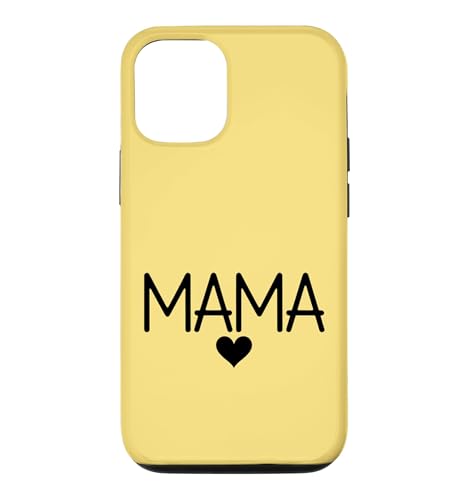 Mama Heart Line Drawing Minimalist - �C�G���[ �X�}�z�P�[�X iPhone 12/12 Pro �p