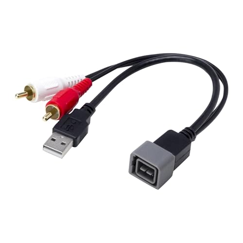 Scosche NNUSB01B Car Radio USB Retention Harness Compatible with Select 2011-2013 Nissan Vehicles - Aftermarket Stereo Receiver USB Retention Adapter Kit - See Fit Guide in Images for Compatibility