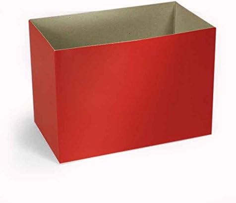 Red Basket Box 8-1/4" X 4 3/4" X 6 1/4" | Quantity: 100