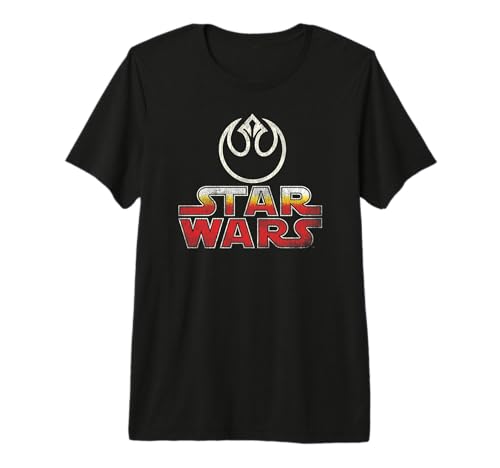 T-shirt Star Wars Vintage Atari Arcade Logo Rebel Alliance pour fan de rétrogaming