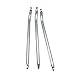 3-Piece 20-Inch Curved Tire Iron Spoon Set - Heavy-Duty Steel Tire Pry Bar Kit with Zinc Coating, Bead Lifting Tool for Motorcycle, Car, and Vehicle Tire Maintenance