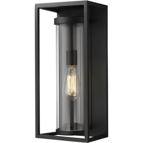 Image of Z-Lite 1 Light Outdoor Wall Sconce 584M-BK, Black