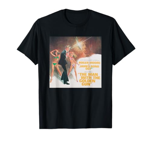 Official James Bond 007 The Man with The Golden Gun T-Shirt