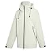 PONCEAU Damen Wasserdicht Regenjacke Leichte Wasserdicht Outdoorjacke Atmungsaktiv & Winddicht, Verstellbare Kapuze & Ärmelbündchen zum Wandern Reisen Treking Fahrrad