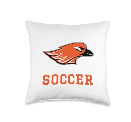 Hartford High School Hawks Soccer Throw Pillow