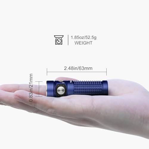 image for OLIGHT Baton4 Rechargeable EDC Flashlight, Bright LED Flashlight 1300 