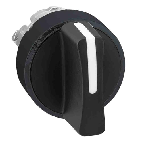 Cabeza sel. 3 pos. emb. negro pour commande d'éclairage extérieur