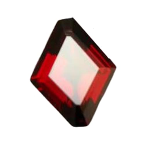 Pierre grenat rouge naturel pour bague et pendentif à facettes DIY 12x10mm