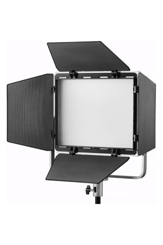 Image of Godox Litemons LP400R 36W RGB LED Light Panel with Barndoor, 1800K-10000K 6480Lux LED Panel with 14 FX Effects APP Control CRI /TLCI 96+ Dimmable 0-100% Studio Soft Lights for Photography