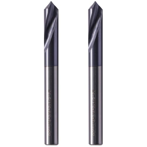 BestParts 2Pcs Solid Carbide Spotting Drill
