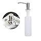 TOPINCN Seifenspender, 300 ml, Edelstahl, Pumpe, Seifenflasche, Weiß