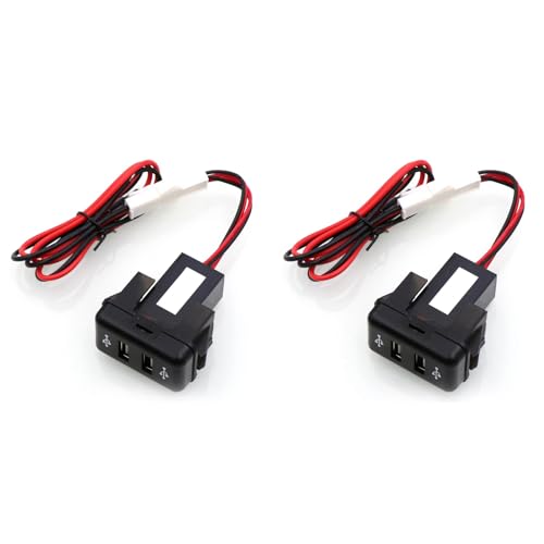 Prise de courant de chargeur de voiture double USB lumineux LED spécial FH12