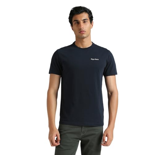 Image of Pepe Jeans Men T-Shirt|Cotton|Slim Fit