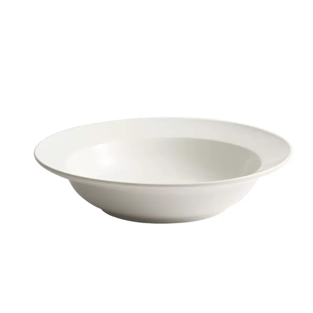 Ensaladera grande de cerámica, cuenco hondo para vajilla del hogar y hotel, perfecto para verduras, frutas, aperitivos y ramen. Ideal para servir y entretener.