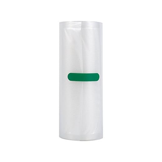 DyniLao sous vide-rullar för mat, för konservering av kött, korv, grönsaker, sous vide-matlagning och mer, 3 storlekar [energiklass A ++] (15 x 500 cm)