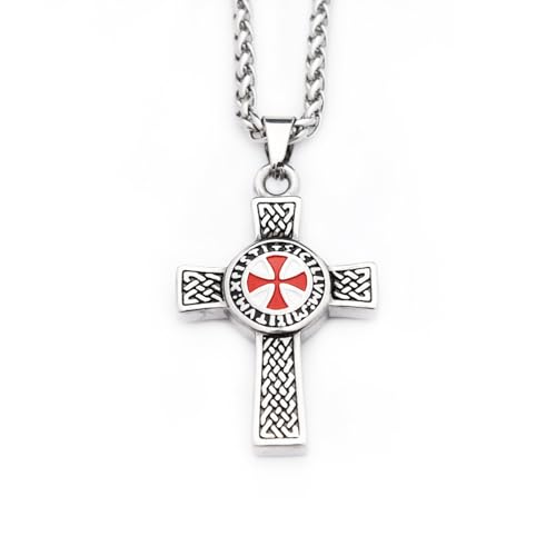 Collier Templar punk idéal pour compléter un look motard ou sublimer une soirée rock