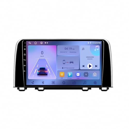 Radio Coche 2 DIN pantalla Android Auto inalámbrico Honda CRV 2017 2018 2019