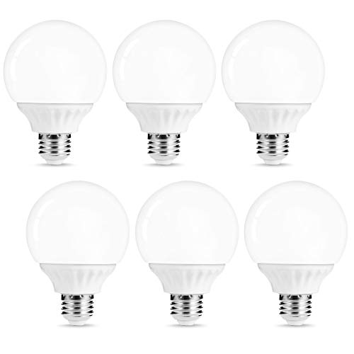 Lohas G25 Led Bulb Vanity Light Globe Bulbs 40w 50w Equivalent Led Makeup Mirror Lights