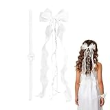 Accesorios para el cabello comunión, accesorio para la cabeza, cinta de organza - tocado de dama de honor para boda ceremonia fiesta cumpleaños evento especial iglesia bautismo cena formal sesión