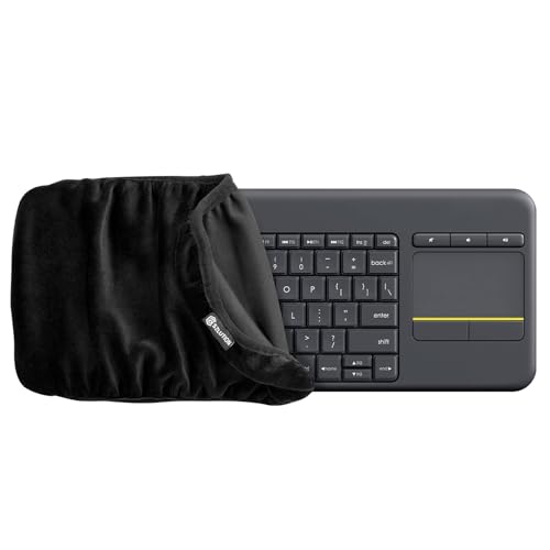 Funda protectora para teclado Logitech K400 Plus negra miniatura 2
