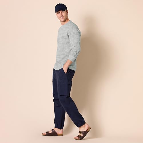 Amazon Essentials Men's Regular-Fit Long-Sleeve Waffle Shirt