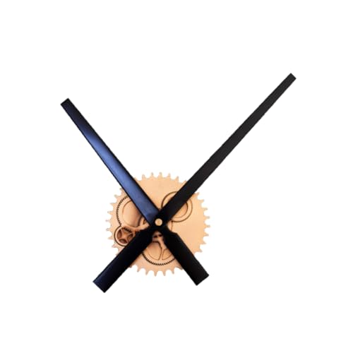 Alipis Reloj de Pared Retro de Madera con Diseño de Grande Reloj Colgante Chic para Decoración de Salón Cocina y Dormitorio Sin Baterías