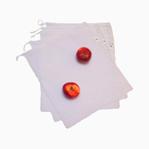 20 Saquinhos sustentáveis reutilizáveis para frutas, legumes e verduras kit hortifruti NOVO