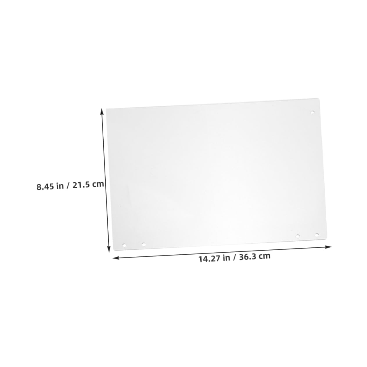 Cabilock 2pcs Popcorn Machine Door Panel Protective Household Commercial Popcorn Maker Clear Panel Replacement Part Accessories 36.3x21.5cm