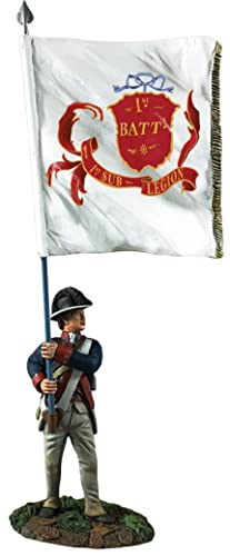 W. Britain Figura Metal Revolución Americana 16133 miniatura 1