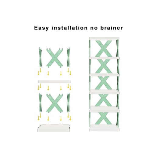 Image of 6-Tier Stackable Shoe Rack - Plastic Shoe Stand Organizer for Entryway, Closet, or Bedroom Use