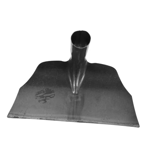 CLISPEED Raschietto Pulizia Letame in Acciaio al Manganese Multiuso per Stalle di Bovini e Pollame Strumento Resistente per Pulizia Feci in Fienile Compatibile con Manici Regolabili