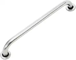 Barra de Apoio 20cm Alumínio Corrimão Alça Suporte Banheiro Segurança Proteção Idoso Deficiente