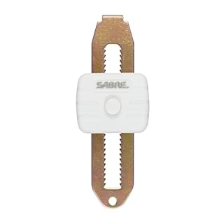 SABRE Compact Travel Door Lock, Portable Security Lock for Travel, Hotels, & Rentals, Withstands 650 lbs of Force, Installs in Seconds, No Tools Required, Lightweight & Small for Easy Carry