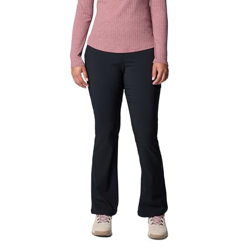 Pantalon décontracté extensible Columbia Bootcut Noir toutes saisons 3X