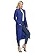 GRACE KARIN Women's Casual Long Sleeve Outwear Duster Coat Cardigan with Pockets(L,Blue)