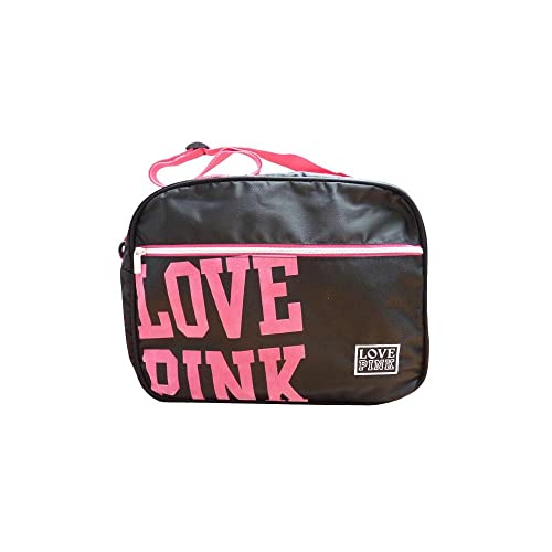Sac postier Love Pink Noir