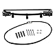 QLS Müllsackhalter U1 Müllsackständer Wandbefestigung Wandhalter Wandmontage Abfallhalter 35 L 240 L