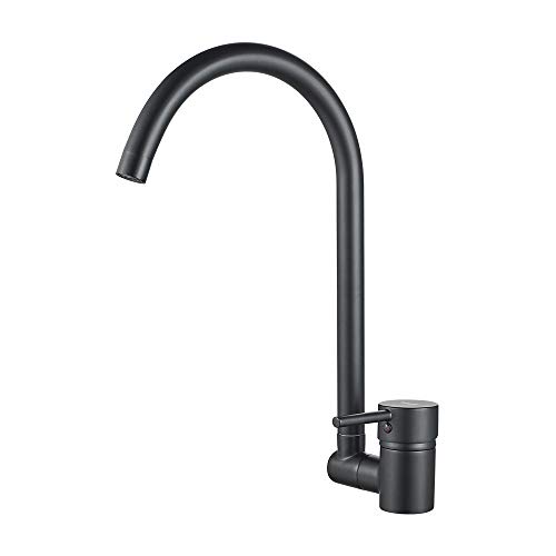Ibergrif M22124B - Rubinetto Cucina Pieghevole, Miscelatore Lavello per Sottofinestra, Cromo