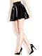 Latex Fashion Falten Rock für Damen,Gummi Hoher Taille Rock Handgefertigte,Latex Kleid Party Club Kostüm XL