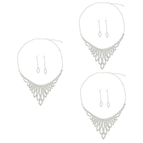 Conjunto de joyería nupcial de cristales un regalo ideal para aniversarios