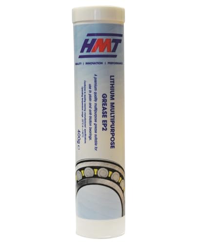 HMT Lithium Multipurpose Grease EP2 3 x 400g Cartridges | NLGI 2 Extreme Pressure EP Grease | Anti-Wear Corrosion & Water Resistant Lubricant for Bearings Automotive Agricultural & Industrial