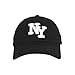 NY 3D Embroidered Cotton Dad Hat – Classic New York Baseball Cap, Adjustable Metal Buckle Strap, Unstructured Low-Profile Style - Dad Hat Black
