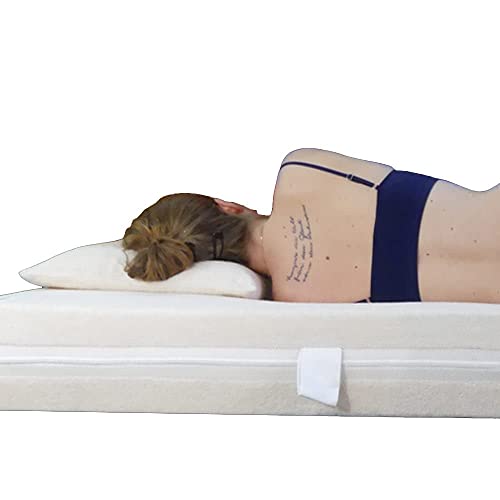 Preisvergleich Produktbild Latexkissen + 4cm Schaumeinlage + Frotteebezug