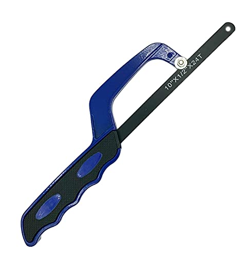 FEENIX 21010 Metal Mini Hacksaw Frame - Includes Bi-Metal 10" Hacksaw Blade (1 Pack) - Thumbnail 2
