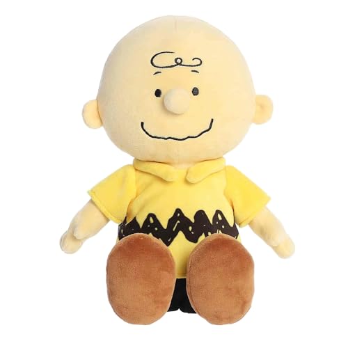 Aurora® Adorable Peanuts® Charlie Brown Stuffed Animal - Officially Licensed Toys for All Snoopy Fans - Nostalgic Gift for Adults and Birthday...