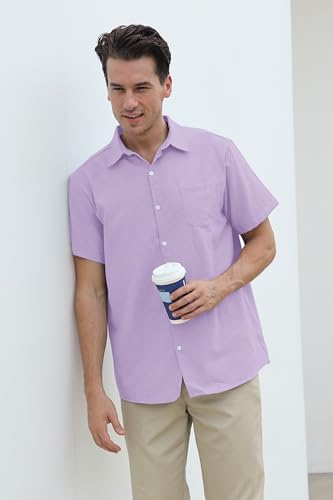 Image of SANGTREE Summer Button Down Shirts Cottn Tops for Men Women Boy Girl
