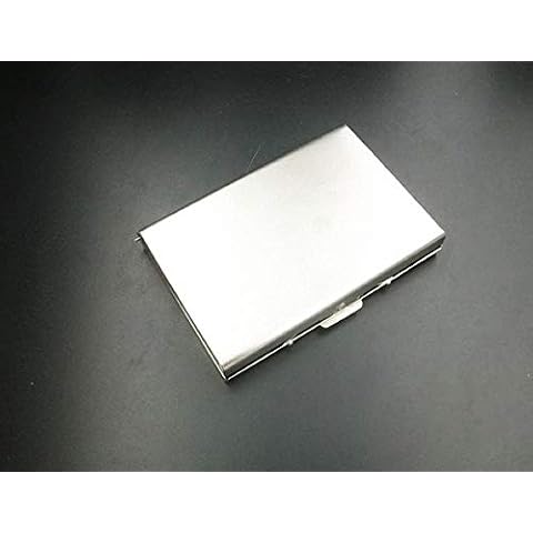 Stainless Steel Memory Card Case for SD and Micro SD Cards with labels, Portable Card protector for 8 SD Cards and 8 Micro SD Cards Cover