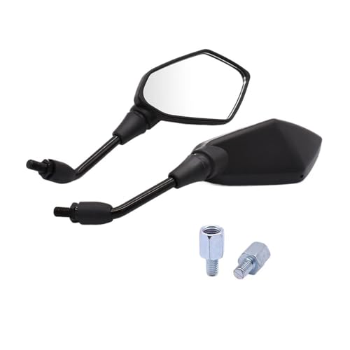 Rétroviseurs de moto en verre blanc anti angle mort pour TDM et MT