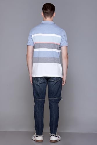 Image of SANE ORIGINALS Polo T-Shirt for Men with Pocket || Striped Polo for Men