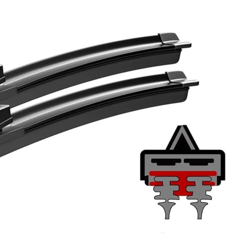 Essuie-glace avant pour Peugeot Partner 2 de 2008 à 2017 modèle Type B